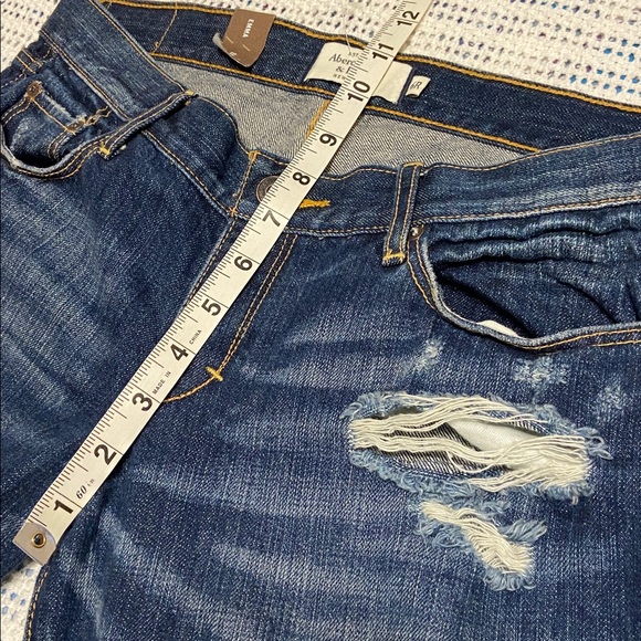 Abercrombie & Fitch Dark Blue Boot Cut Jeans - Picture 12 of 12